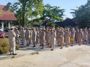 เข้าแถวเคารพธงชาติประจำเดือนธันวาคม 2567