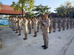 เข้าแถวเคารพธงชาติประจำเดือนมกราคม 2568