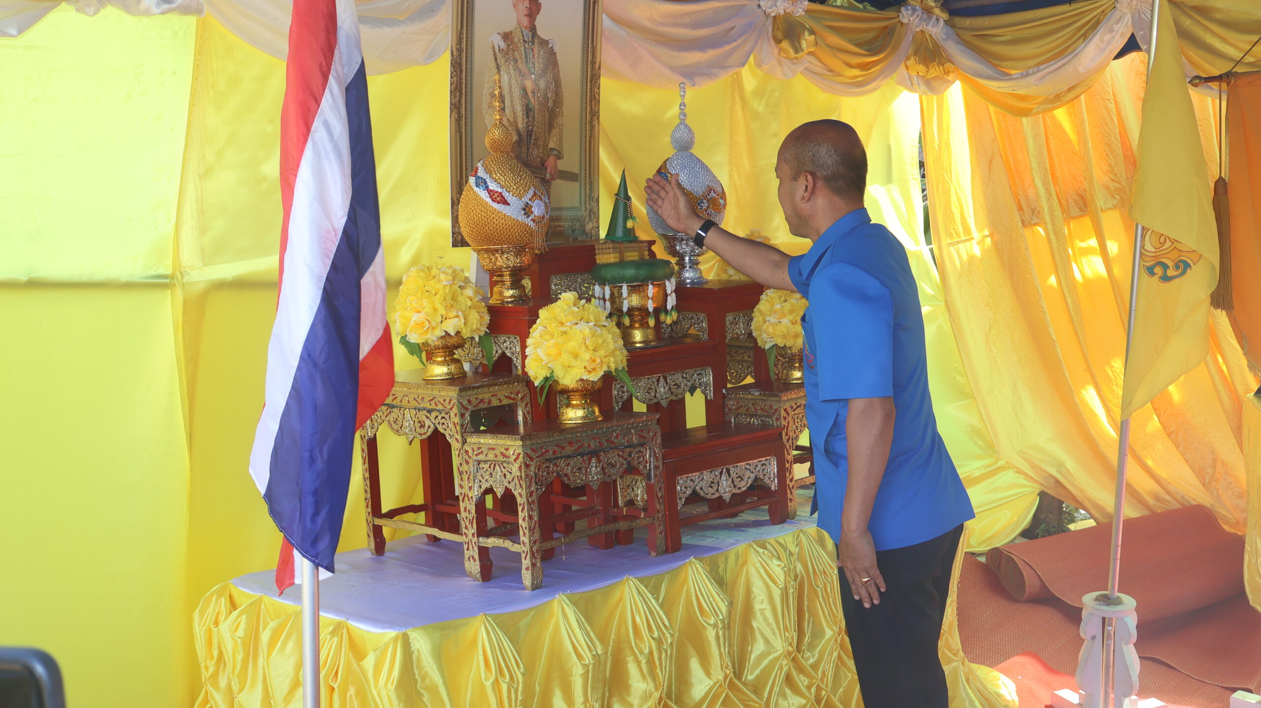 พิธีมอบถุงพระราชทานแก่ผู้ประสพภัยฟ้าผ่า