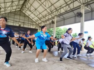 โครงการส่งเสริมการออกกำลังกายด้วยการเต้น แอโรบิก เพื่อสุขภาพดี และสะสมแคลอรี่ ผ่าน Application CCC